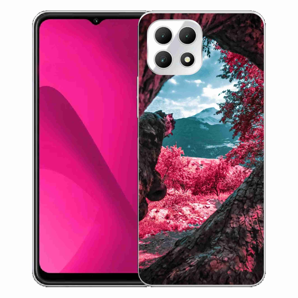 Gélový kryt mmCase na T-Mobile T Phone 2 - výhľad na hory