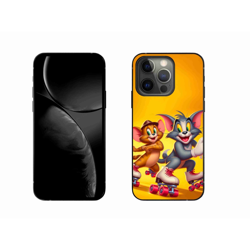 Gélový kryt mmCase na iPhone 13 Pro 6.1 - tom a jerry