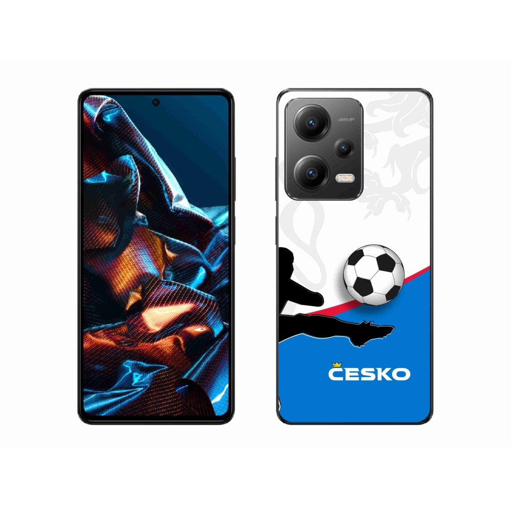 Gélový kryt mmCase na Xiaomi Redmi Note 12 Pro 5G - futbal Česko 3