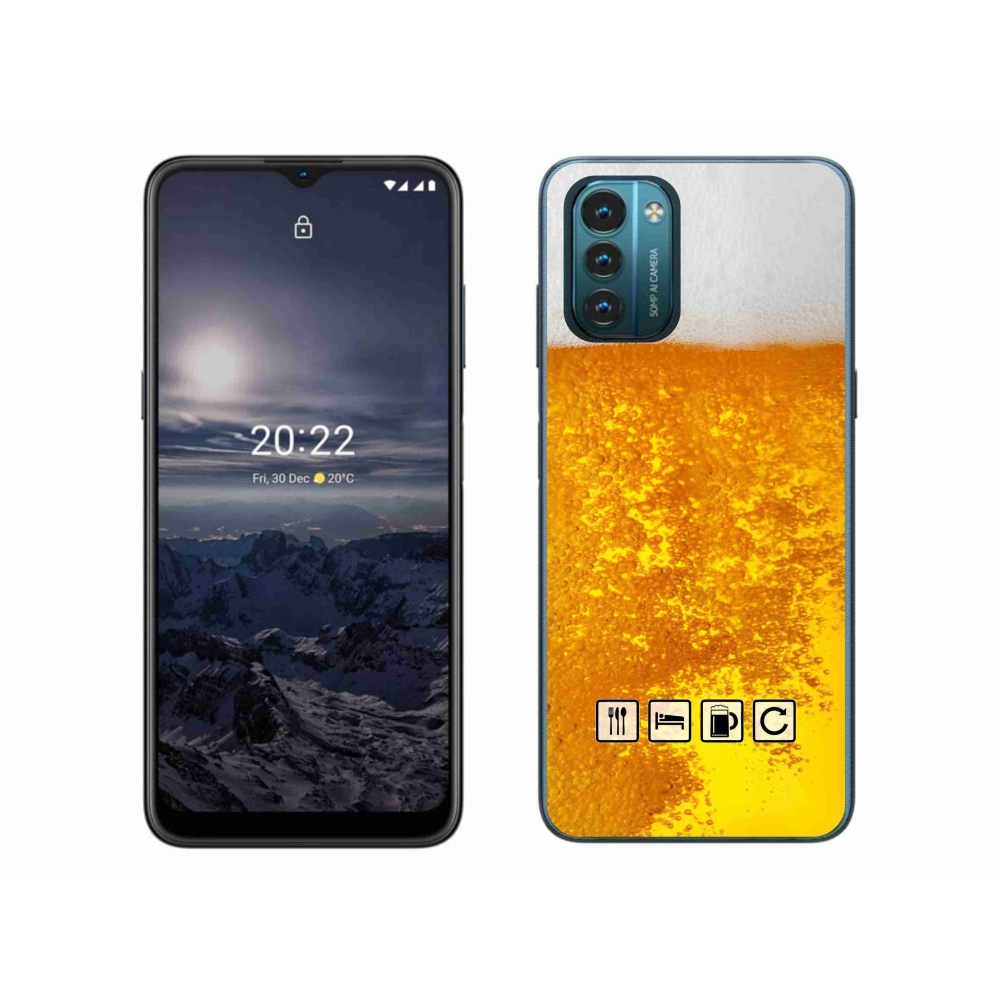 Gélový kryt mmCase na Nokia G11/G21 - pivný motív 3