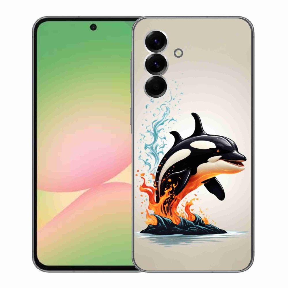 Gélový kryt mmCase na Samsung Galaxy A56 5G - kosatka