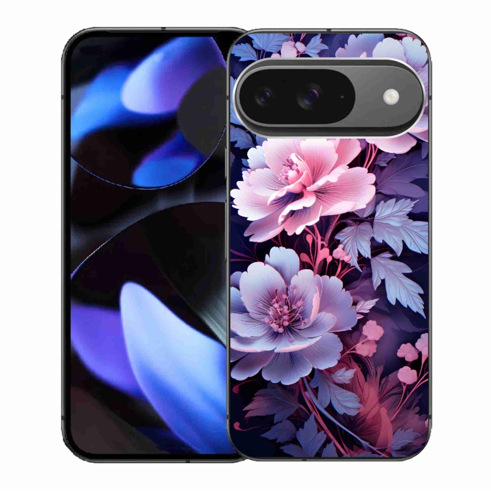 Gélový kryt mmCase na Google Pixel 9/9 Pro - kvety 11