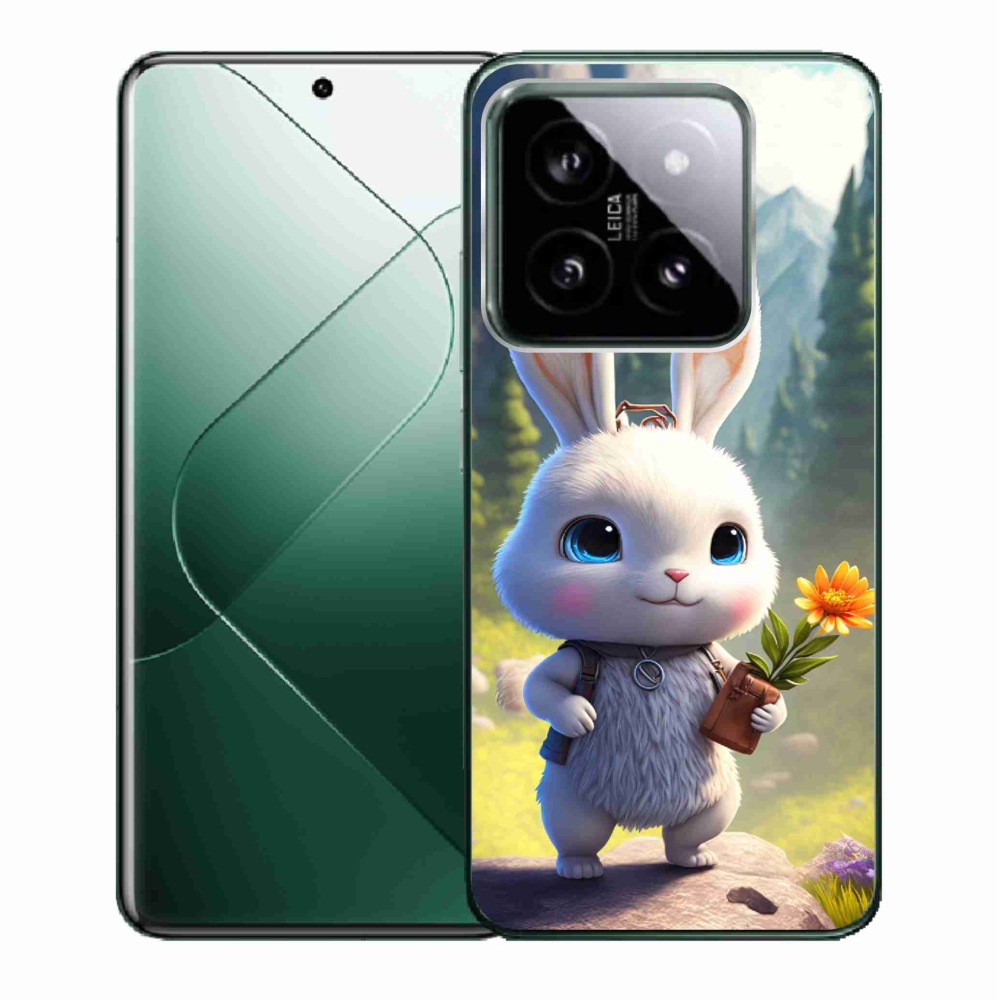Gélový kryt mmCase na Xiaomi 14 - roztomilý zajačik