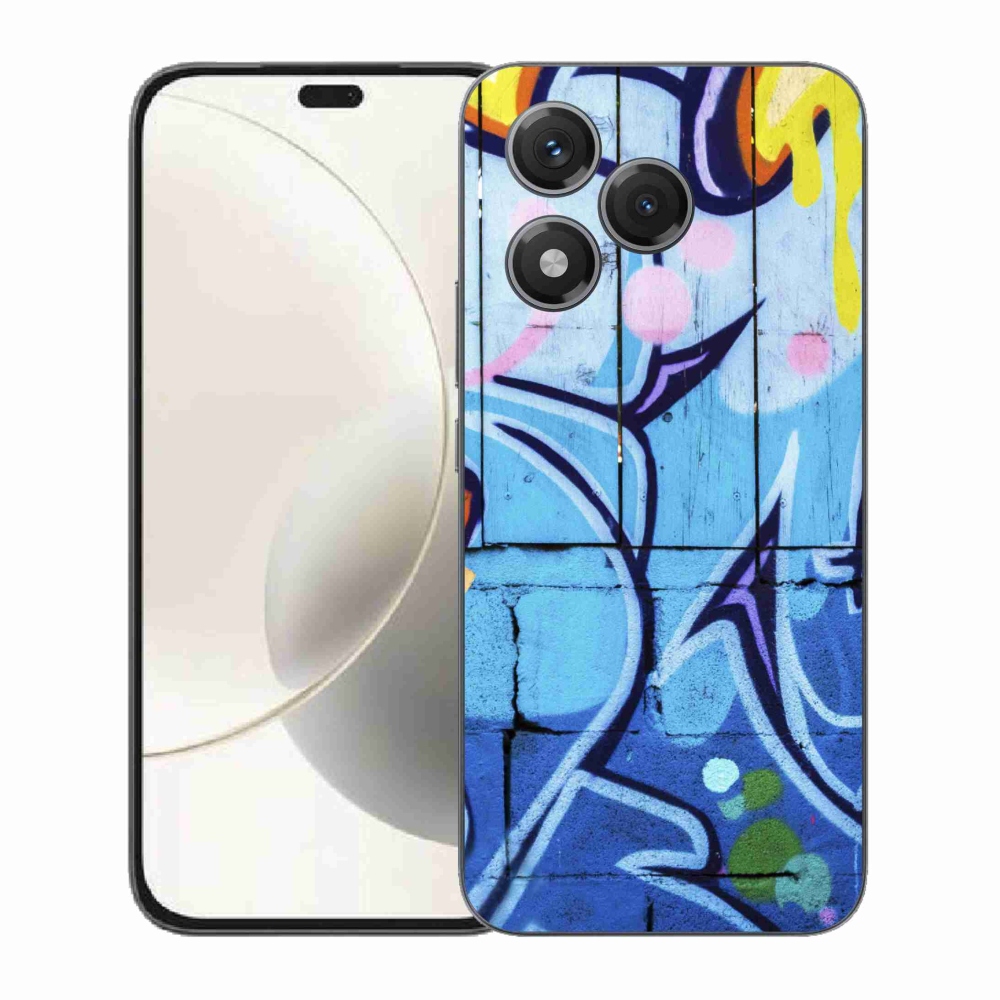 Gélový kryt mmCase na Honor 400 Lite - graffiti