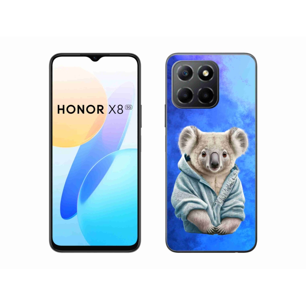 Gélový kryt mmCase na Honor X8 5G - koala vo svetri