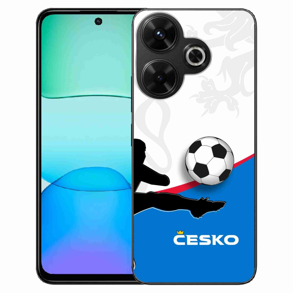 Gélový kryt mmCase na Xiaomi Redmi 13 4G/Poco M6 4G - futbal Česko 3