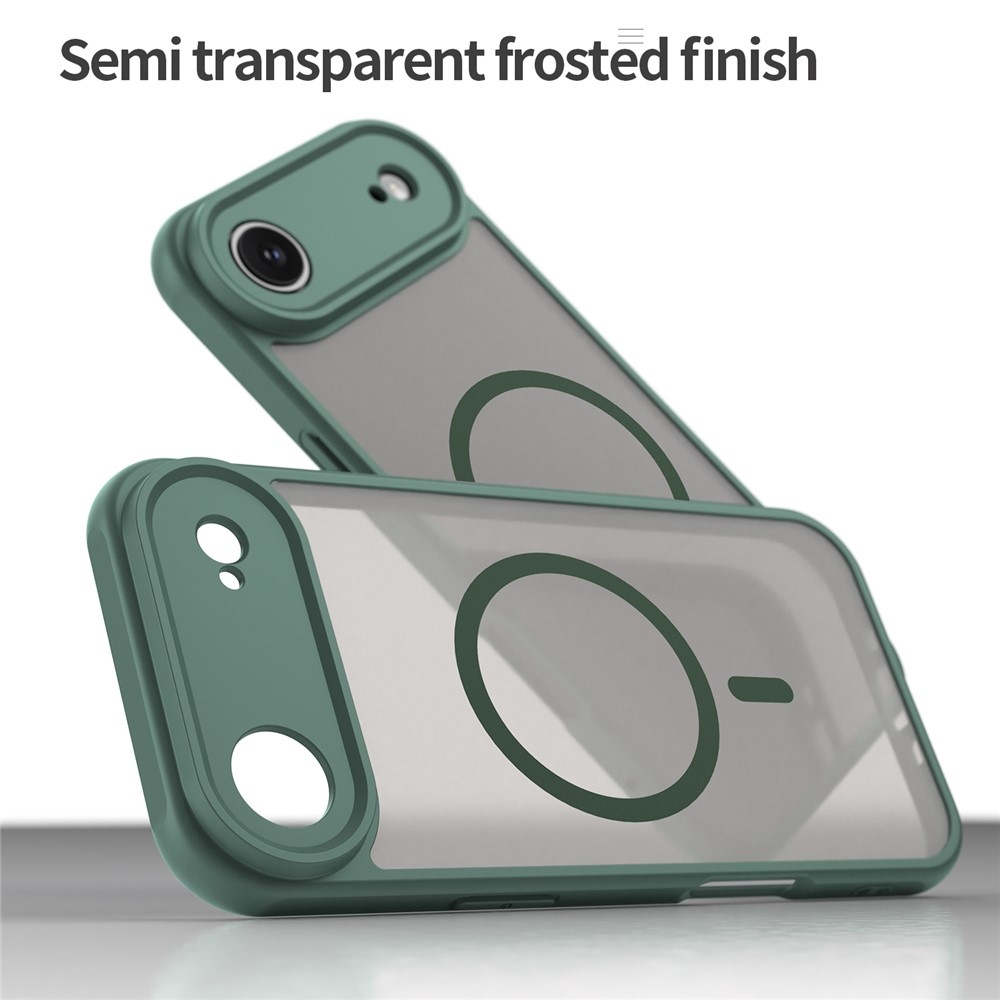 Case matný gélový obal s MagSafe na iPhone 17 Air - zelený