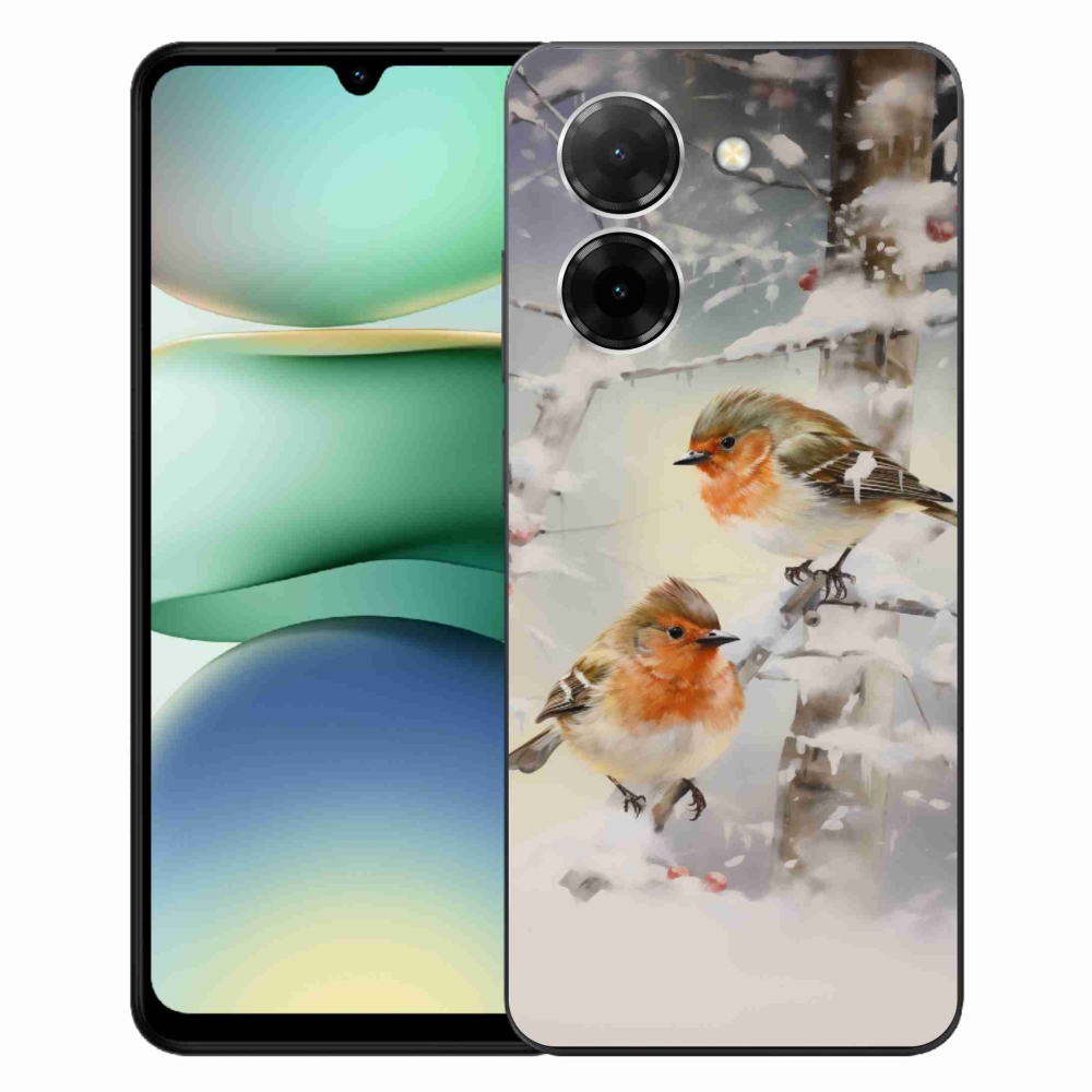 Gélový kryt mmCase na Xiaomi Redmi A5 - vtáčiky v zime