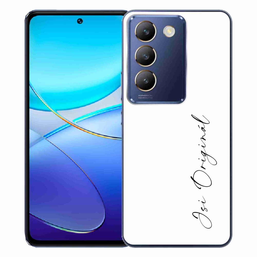 Gélový kryt mmCase na Vivo V40 SE 4G/5G - si originál biele pozadie