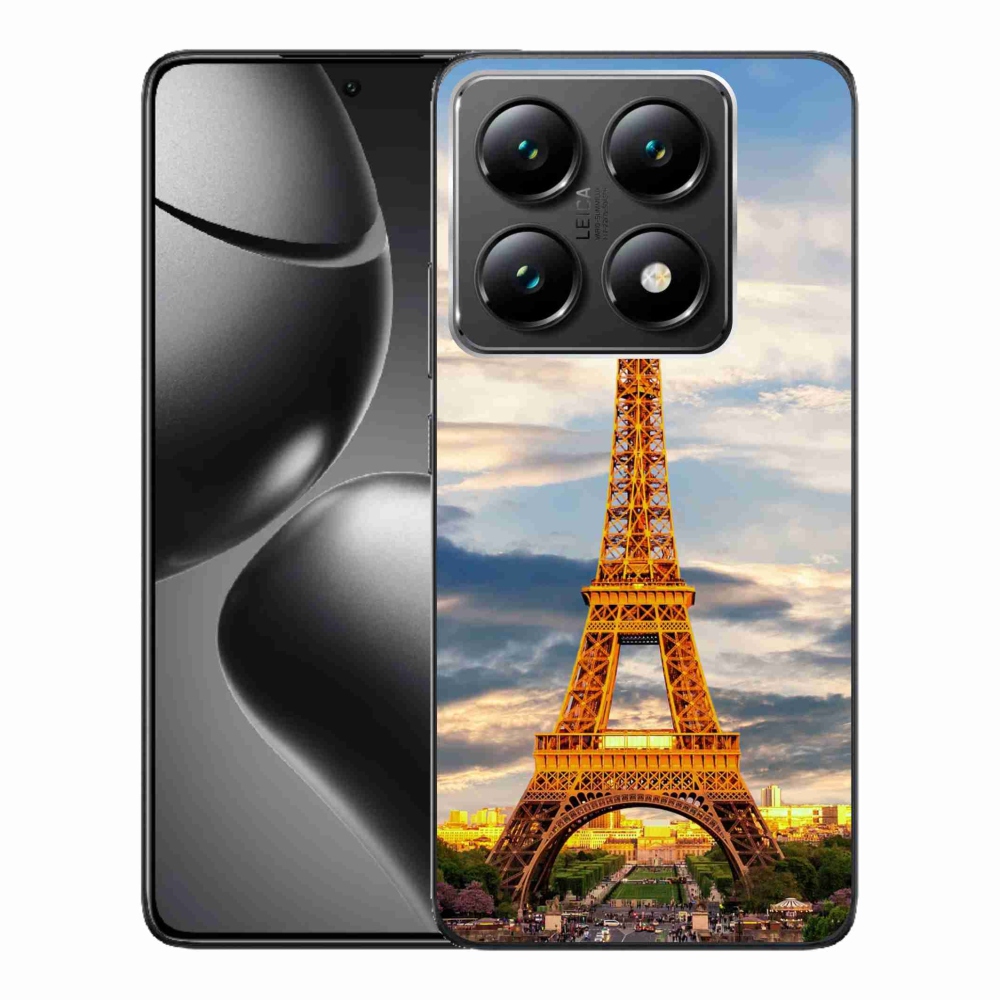 Gélový kryt mmCase na Xiaomi 14T Pro - eiffelova veža 3