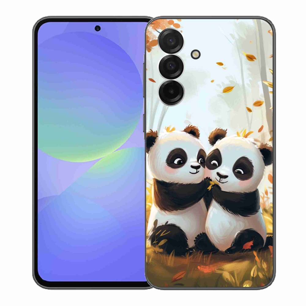 Gélový kryt mmCase na Samsung Galaxy A36 5G - pandy