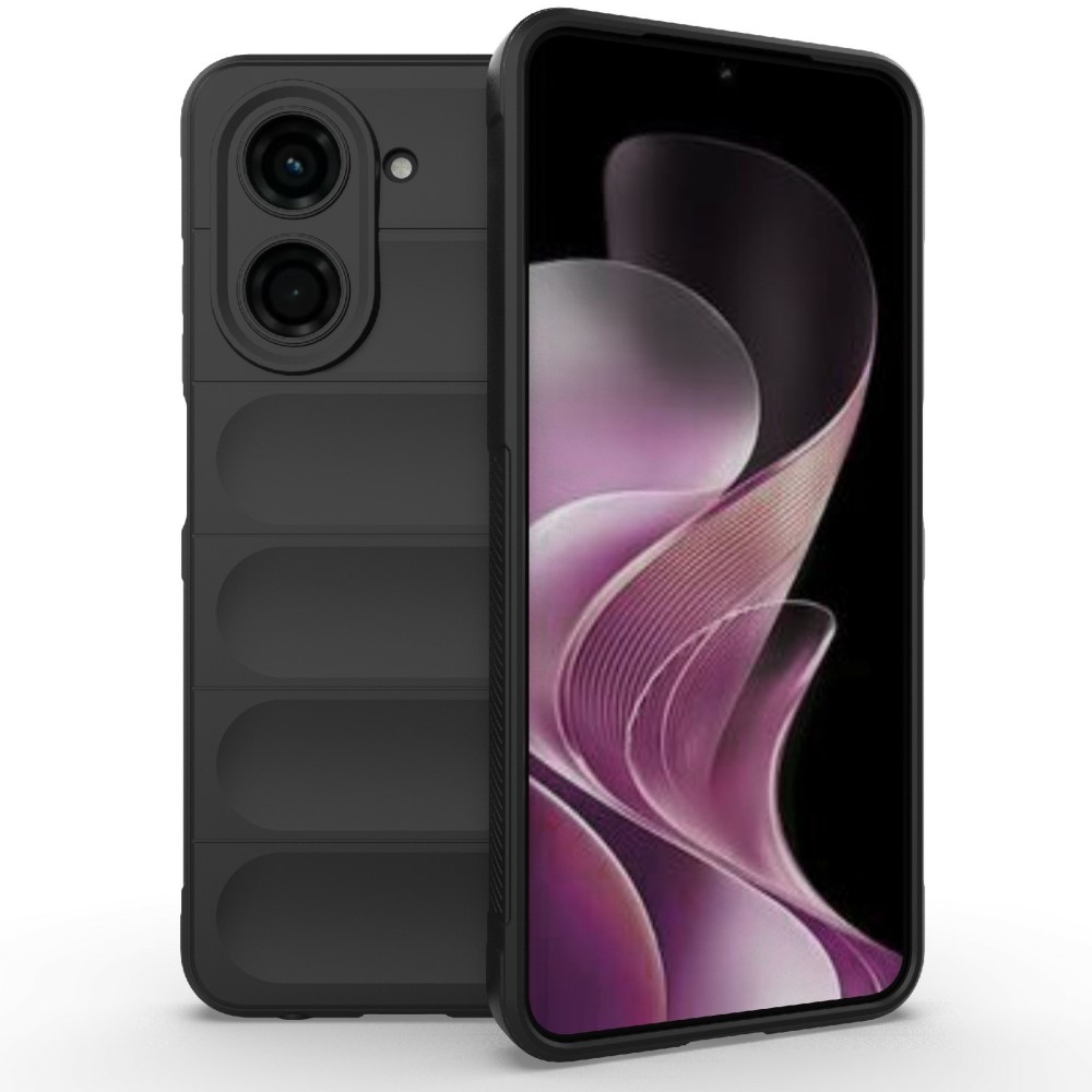 Rugg odolný gélový obal na Xiaomi Redmi A5 (171.7x77.8x8.3mm) - čierny