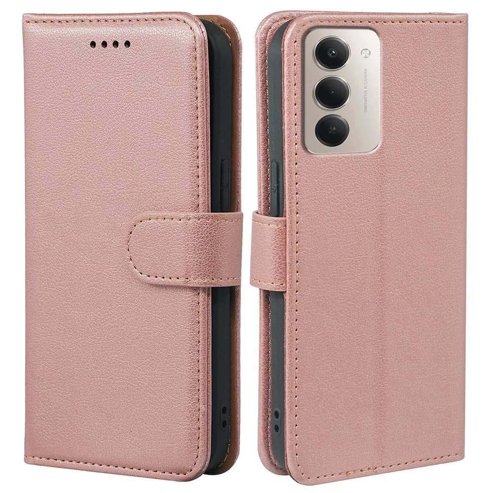 Clasp knižkové púzdro na Xiaomi Redmi 15 5G - ružovozlaté