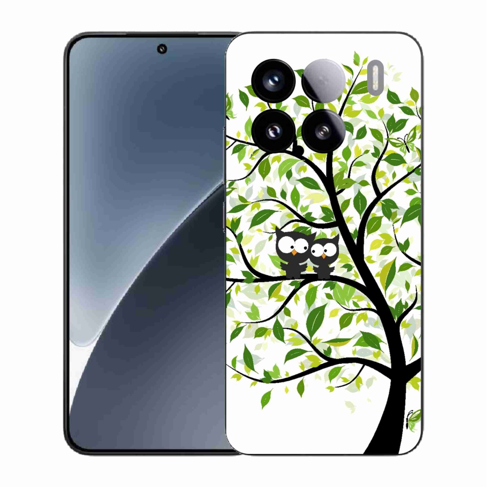 Gélový kryt mmCase na Xiaomi 15 - malej sovy na strome