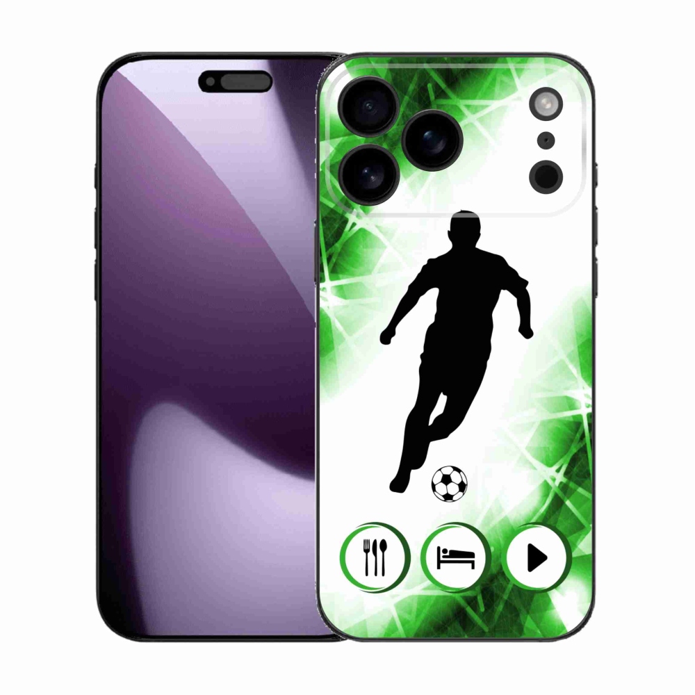 Gélový kryt mmCase na iPhone 17 Pro Max - futbalista