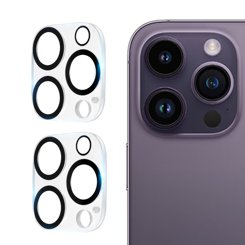 Sklo šošovky fotoaparátu na iPhone 15 Pro/15 Pro Max - 2ks