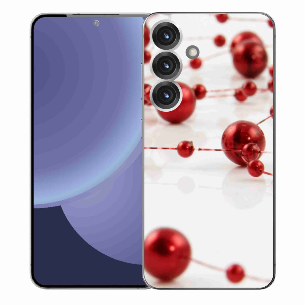 Gélový kryt mmCase na Samsung Galaxy S25+ - vianočná reťaz