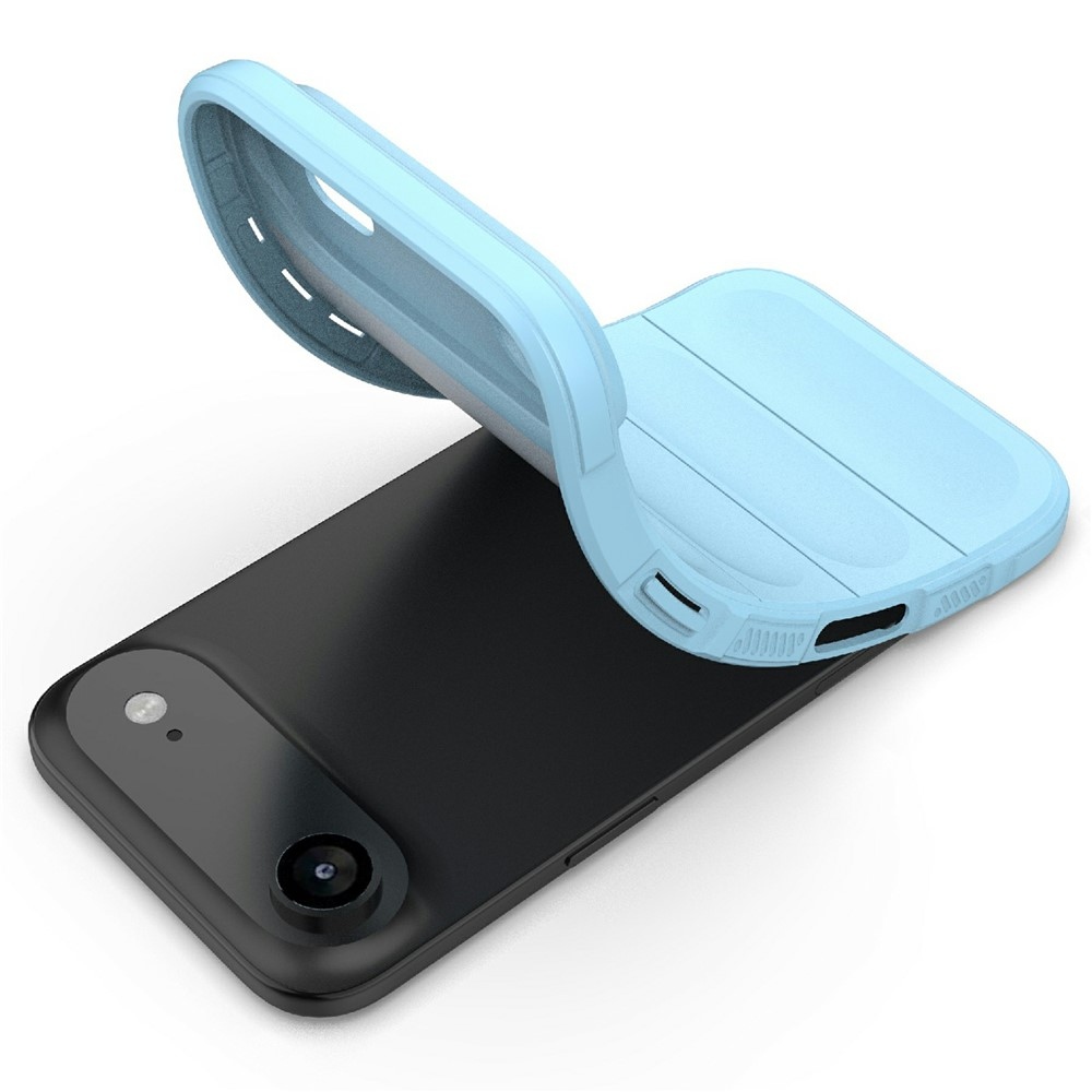 Rugg odolný gélový obal na iPhone 17 Air - svetlomodrý