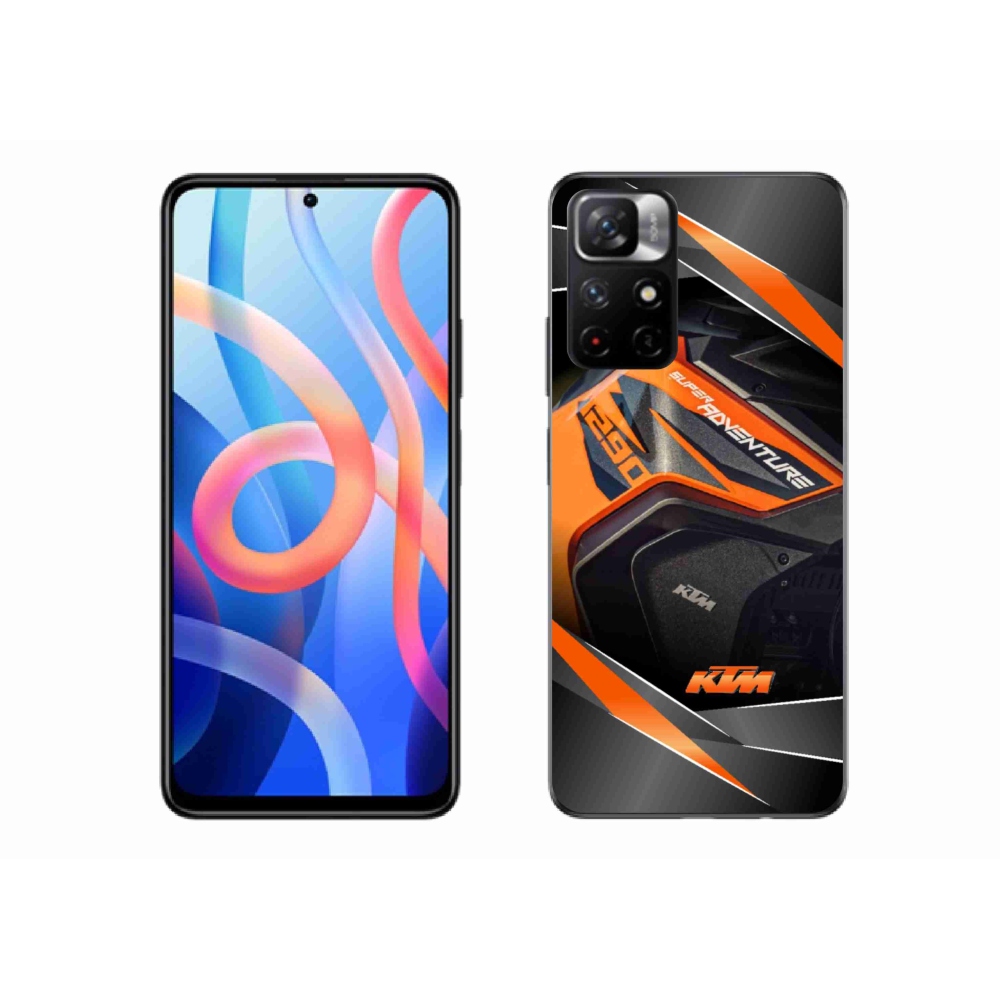 Gélový kryt mmCase na Xiaomi Poco M4 Pro 5G - motorka ktm