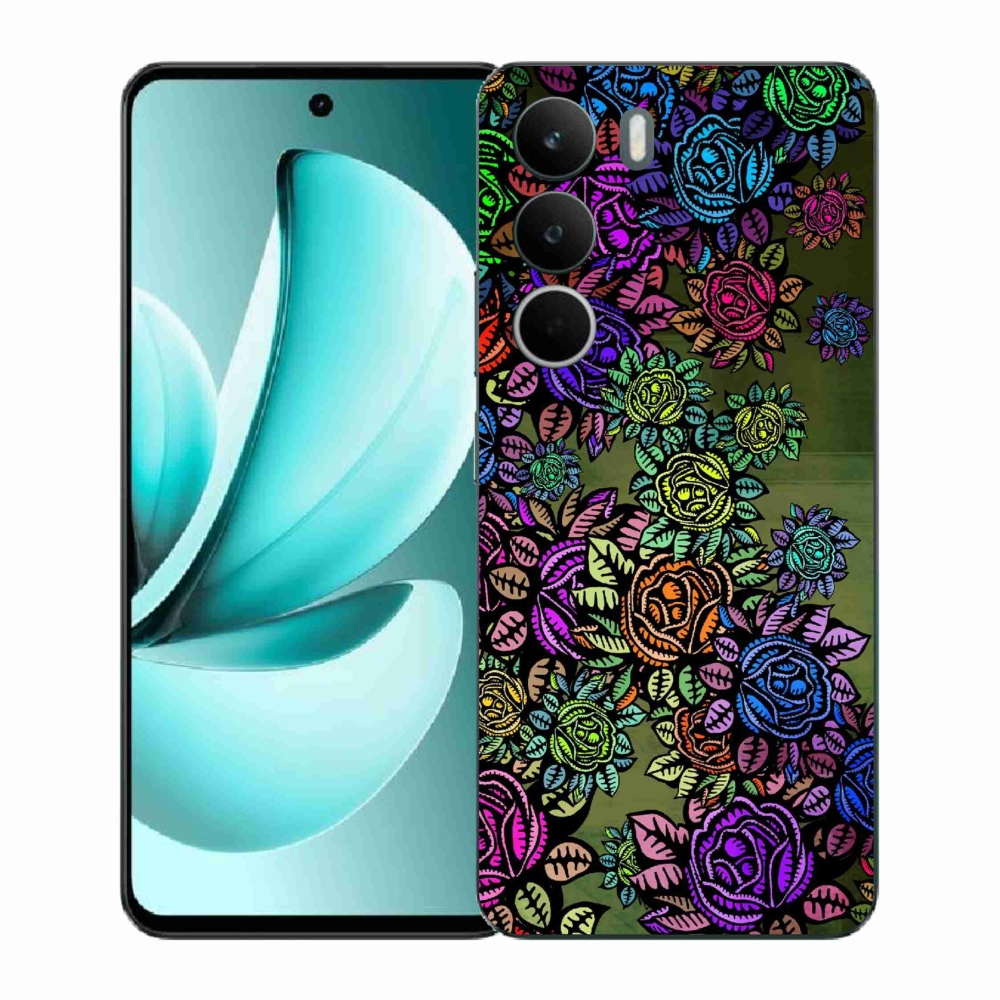 Gélový kryt mmCase na Realme C71 - kvety 6