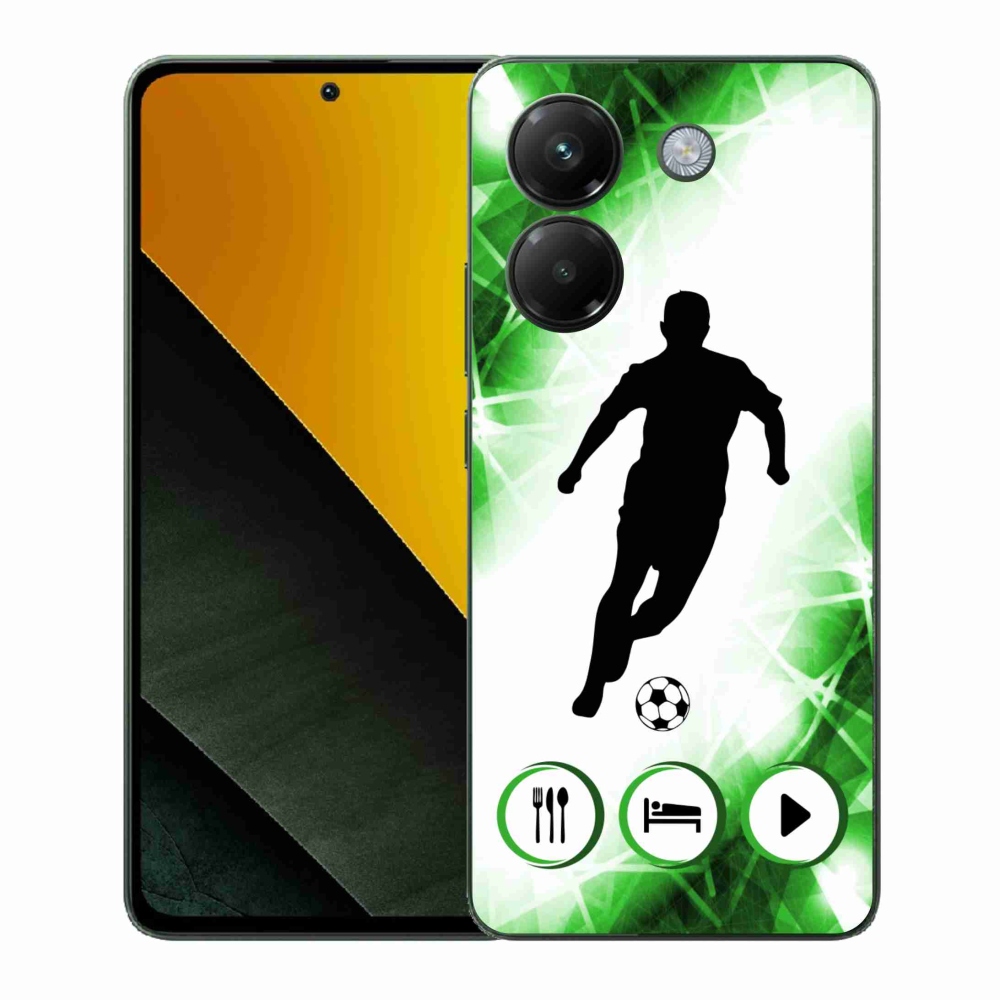 Gélový kryt mmCase na Xiaomi Poco M7 Pro 5G - futbalista