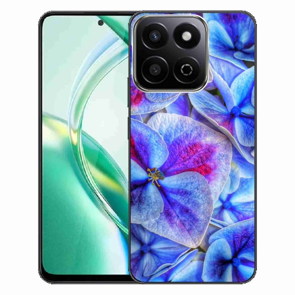 Gélový kryt mmCase na Honor 200 Smart 5G - modré kvety 1