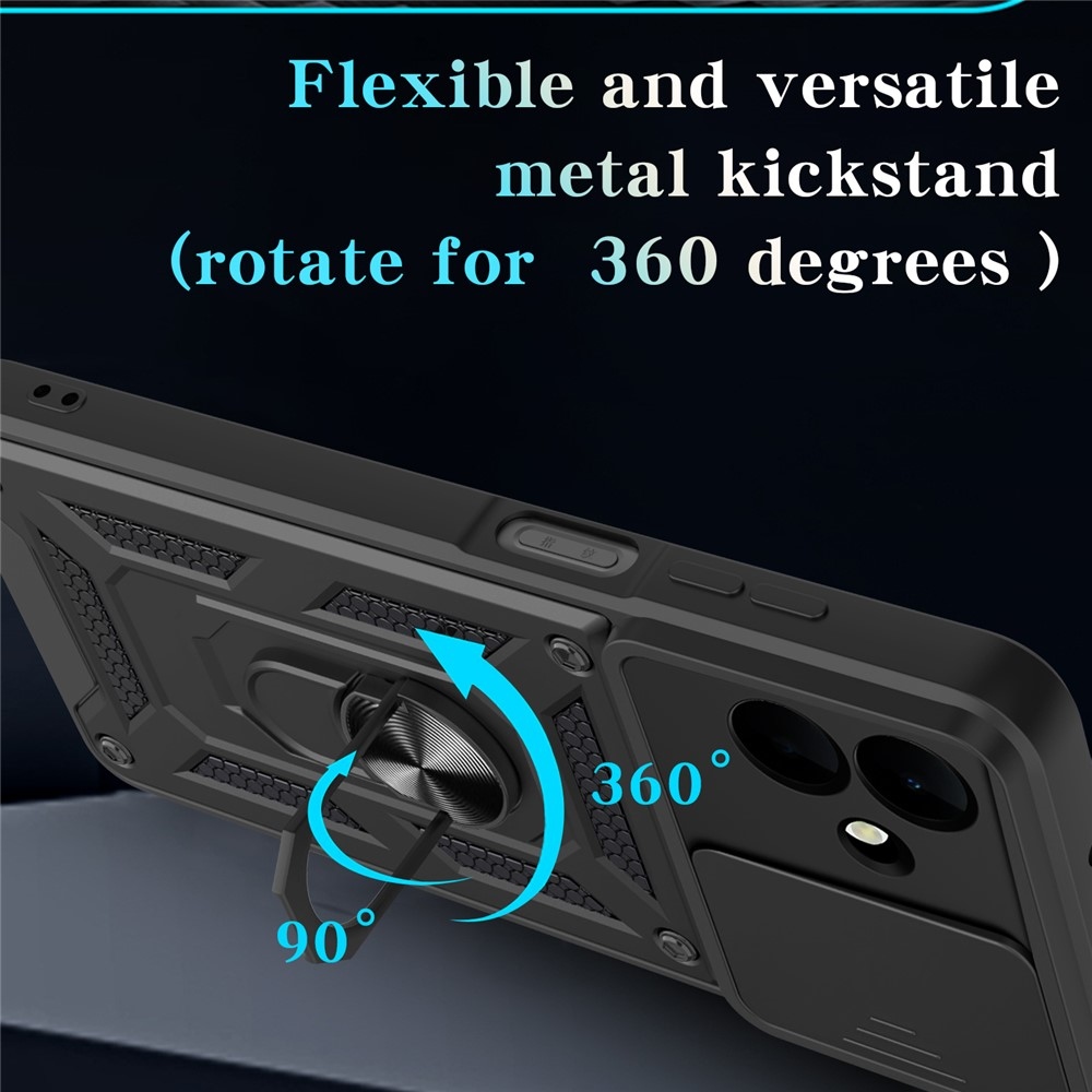 Slide odolný kryt na Samsung Galaxy A07 4G - čierny