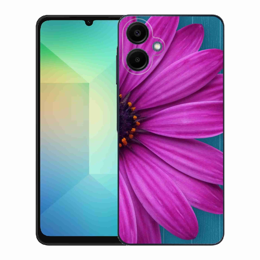 Gélový kryt mmCase na Samsung Galaxy A06 4G - fialová margaréta