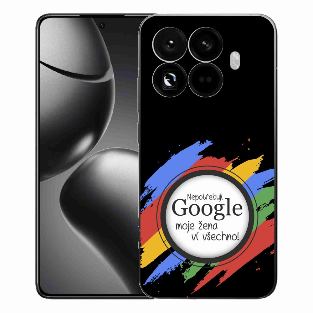 Gélový kryt mmCase na Xiaomi 15T Pro - žena vie všetko čierne pozadie