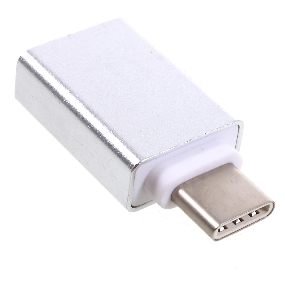 Redukcia OTG USB-C 3.1/USB 3.0 - strieborná