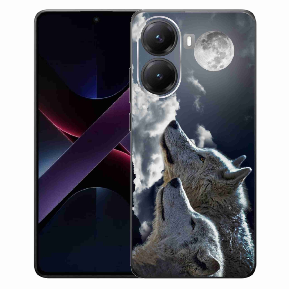 Gélový kryt mmCase na Xiaomi Poco X7 Pro 5G - vlci