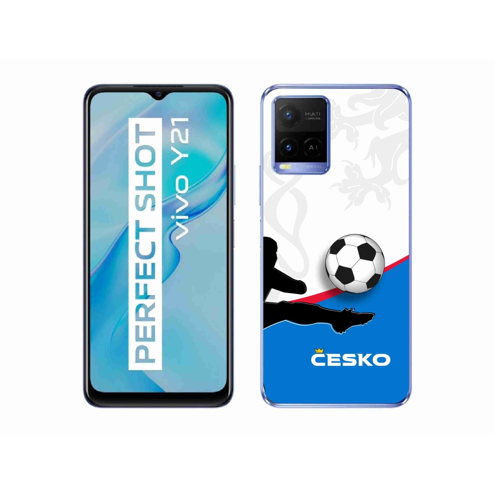 Gélový kryt mmCase na Vivo Y21/Y21s/Y33s - futbal Česko 3