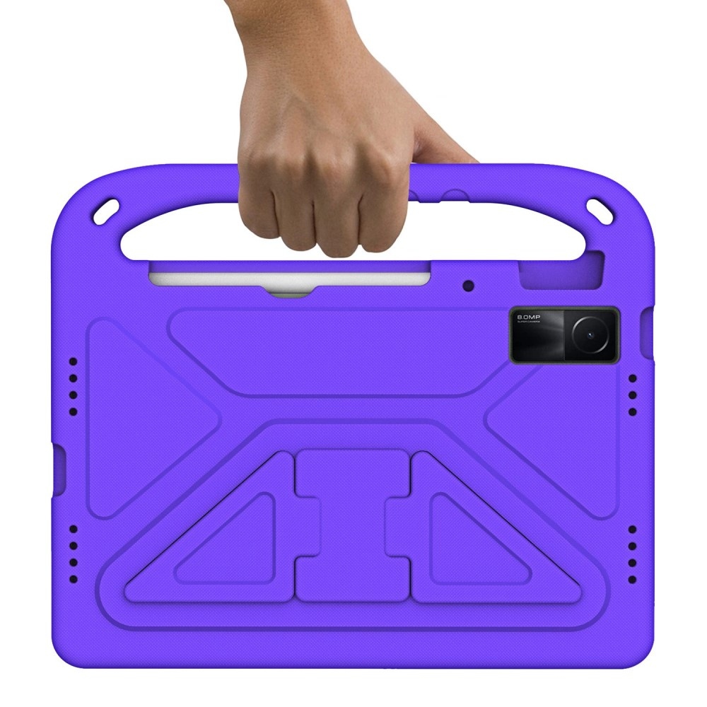 Odolný kryt s rukoväťou na tablet Xiaomi Redmi Pad 10.6 - fialový