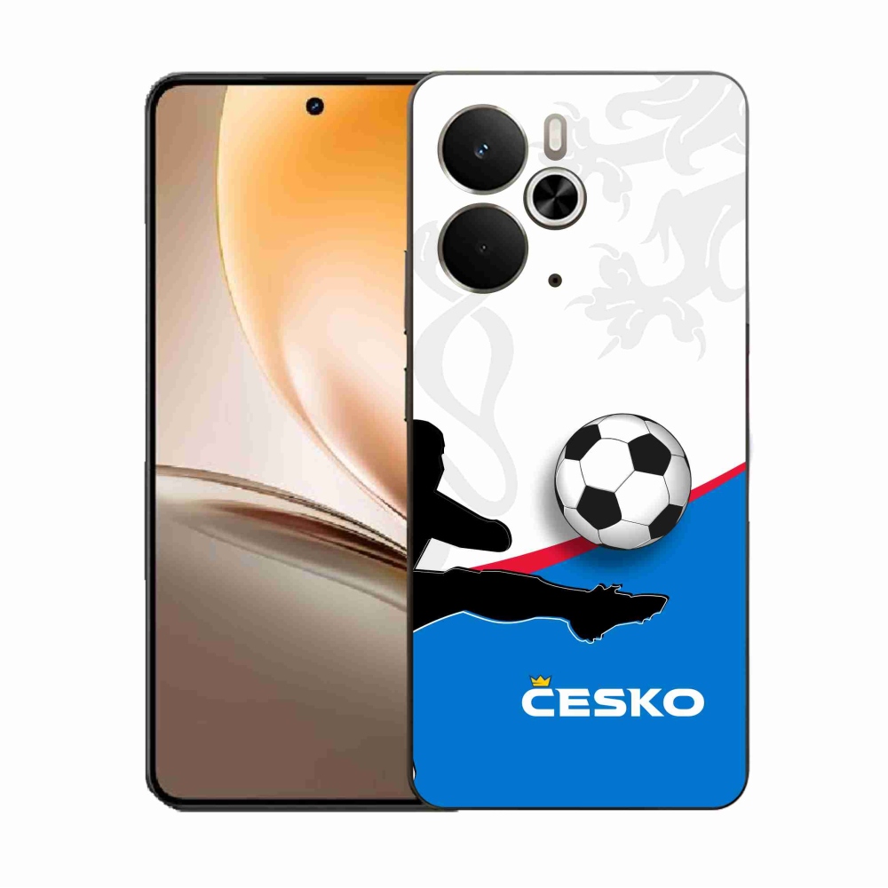 Gélový kryt mmCase na Realme 14 5G - futbal Česko 3