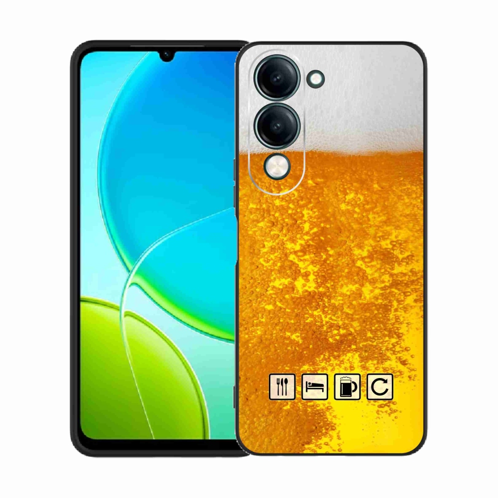 Gélový kryt mmCase na Vivo Y29s 5G - pivný motív 3