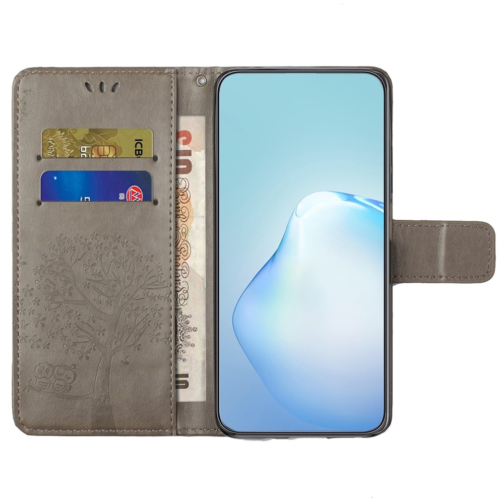 Tree knižkové púzdro na Samsung Galaxy A07 4G - šedé
