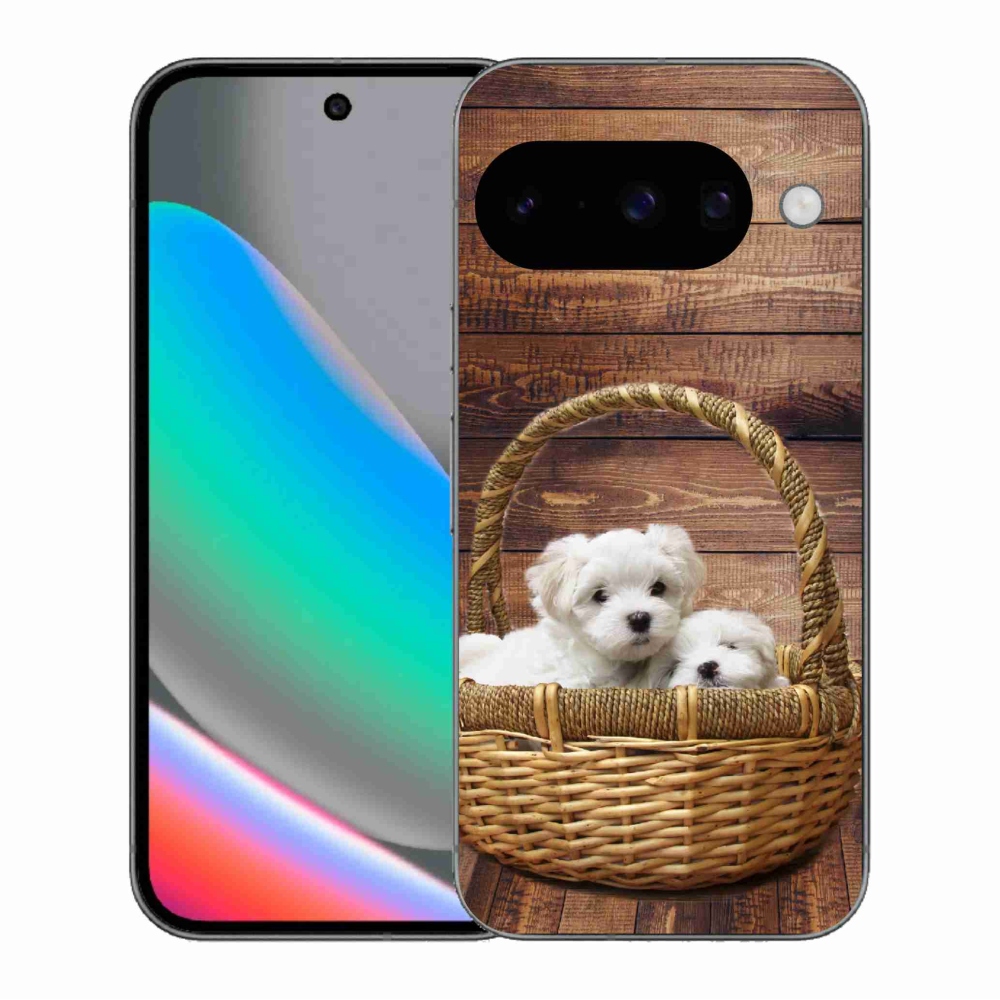 Gélový kryt mmCase na Google Pixel 10 - šteniatka