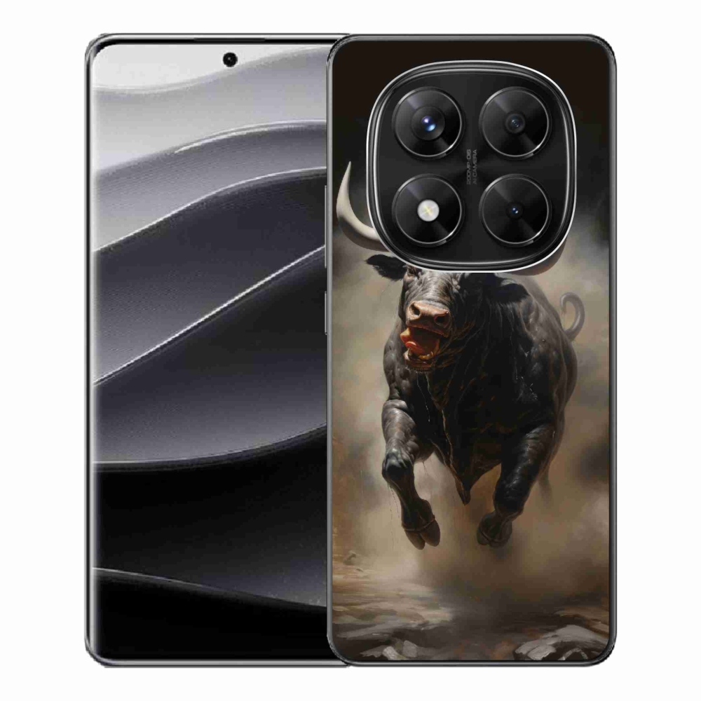 Gélový kryt mmCase na Xiaomi Redmi Note 14 Pro 5G/Poco X7 5G - rozzuřený býk