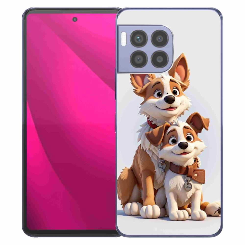 Gélový kryt mmCase na T-Mobile T Phone 2 Pro - kreslenie psy