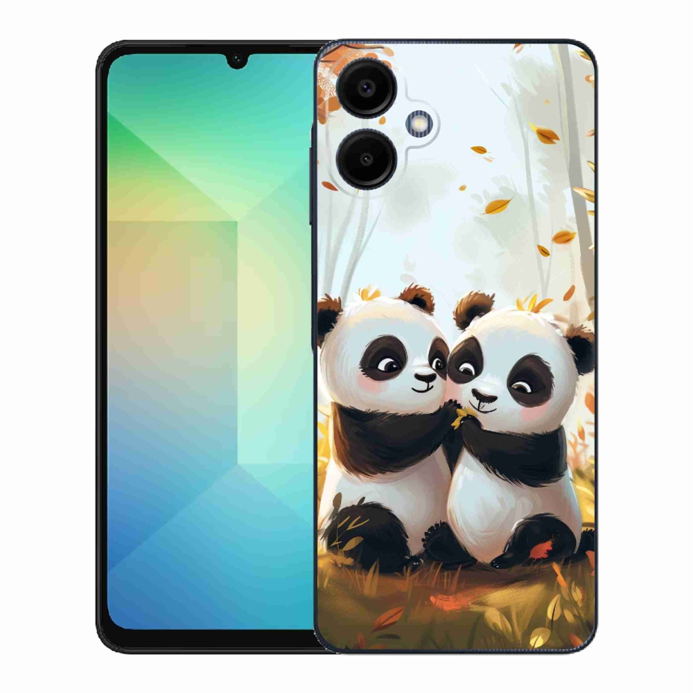 Gélový kryt mmCase na Samsung Galaxy A06 4G - pandy