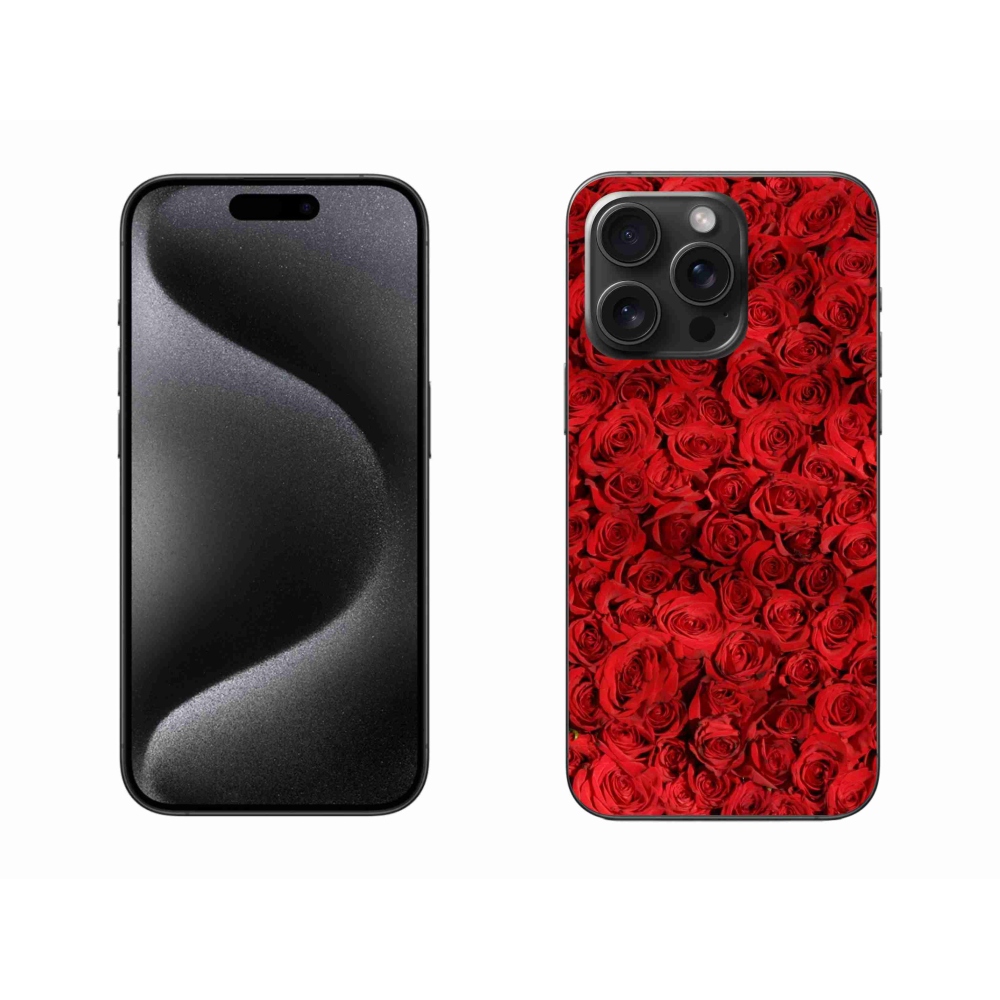 Gélový kryt mmCase na iPhone 15 Pro Max - ruža