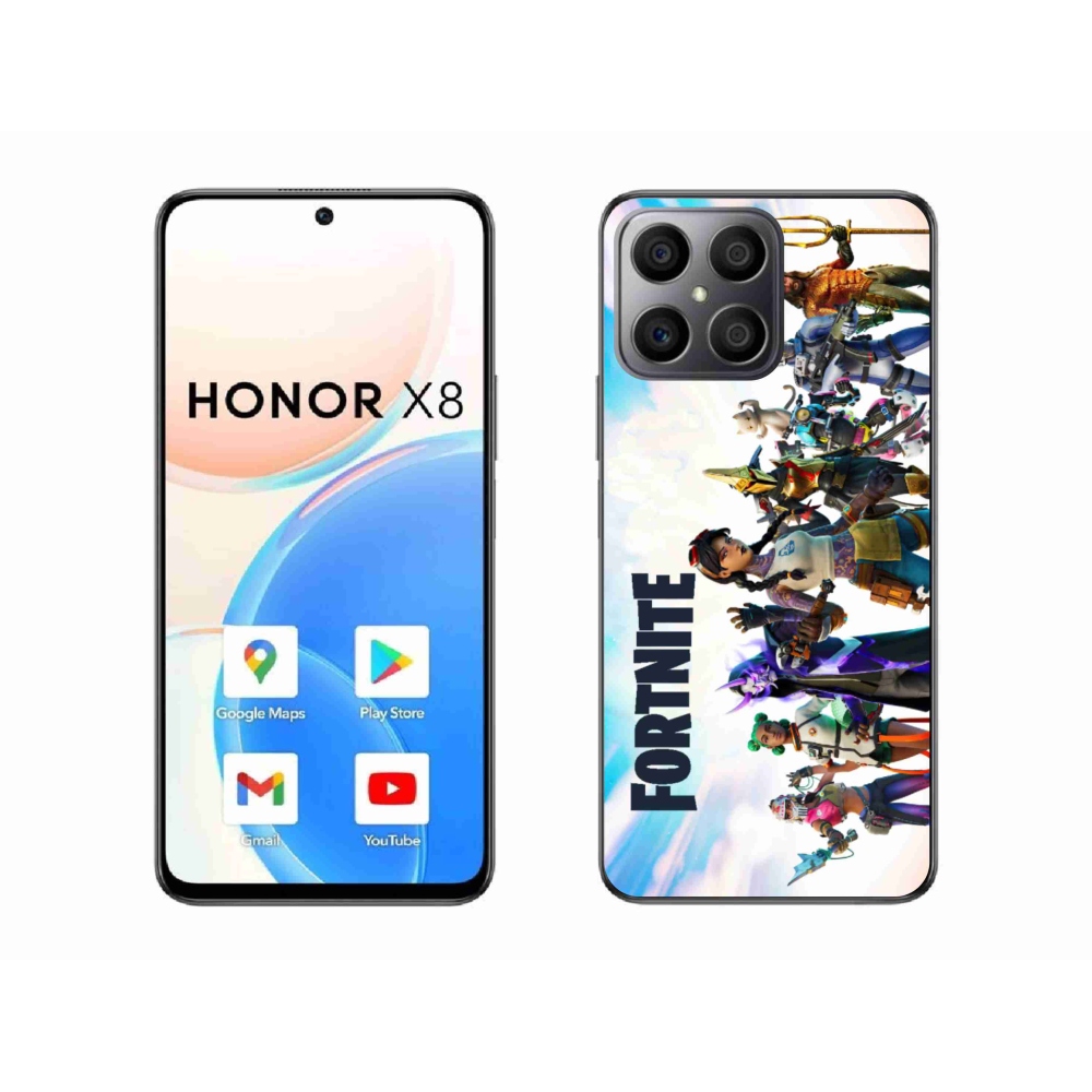 Gélový kryt mmCase na Honor X8 4G - fortnite