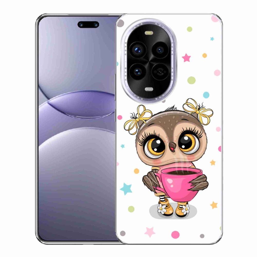 Gélový kryt mmCase na Huawei Nova 13 Pro 5G - kreslená sovička