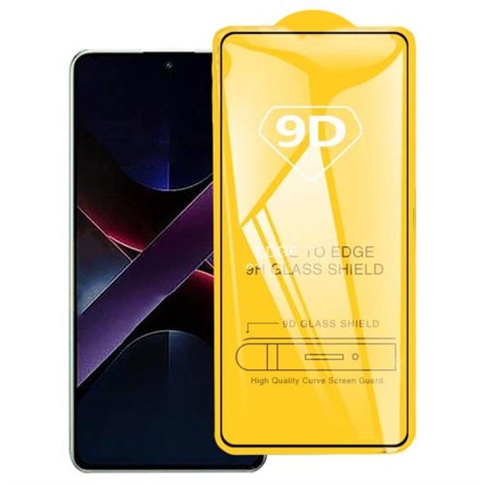 9D celoplošné ochranné sklo (lepidlo iba na hranách) na Xiaomi Poco X7 Pro 5G