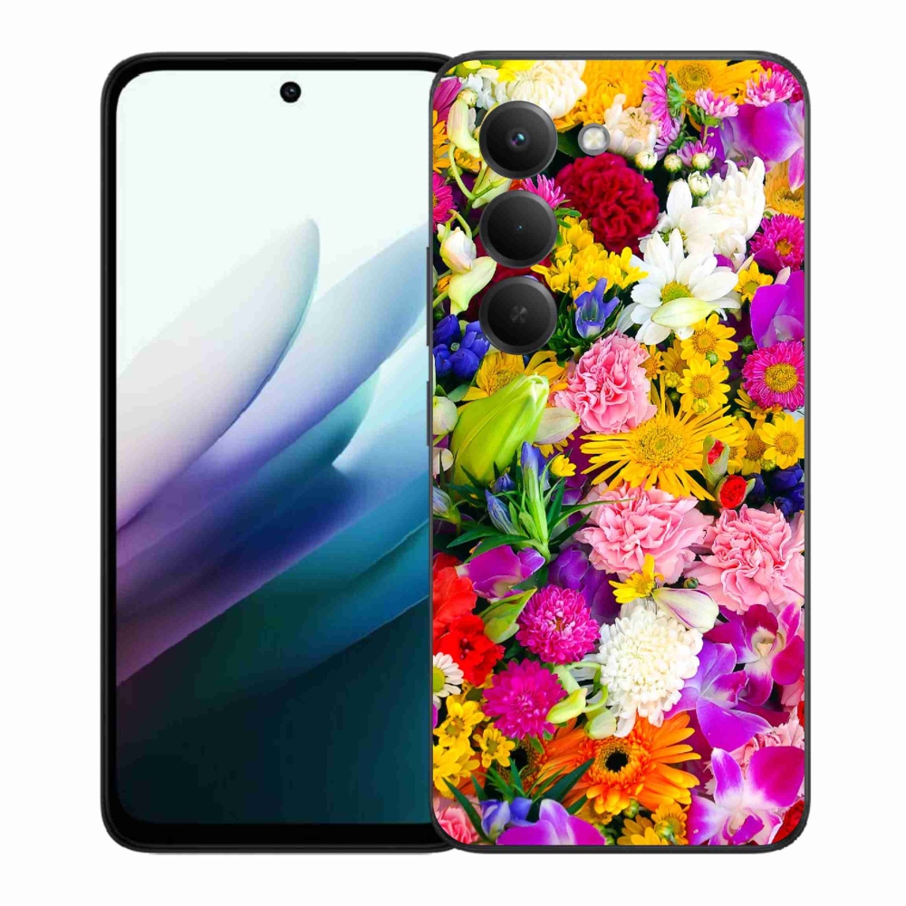 Gélový kryt mmCase na Xiaomi Redmi 15 4G/5G (171mm) - kvety 12