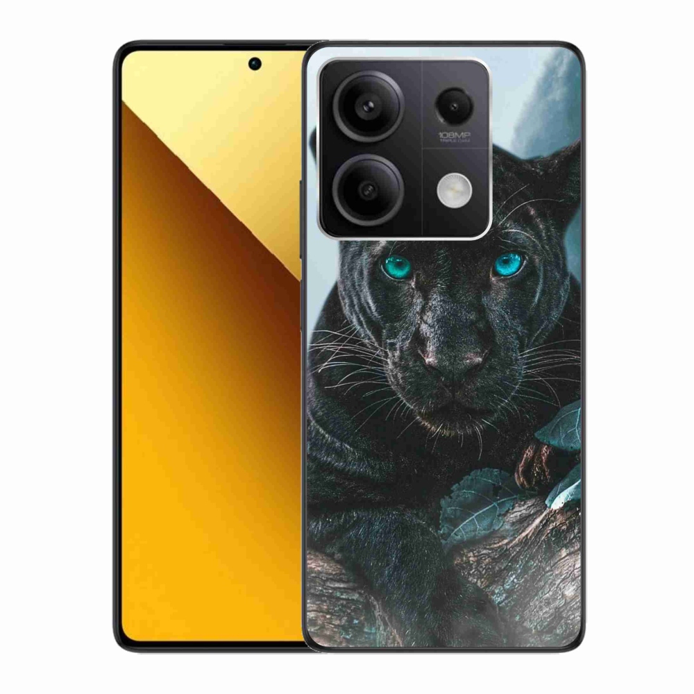 Gélový kryt mmCase na Xiaomi Redmi Note 13 5G - čierny panter