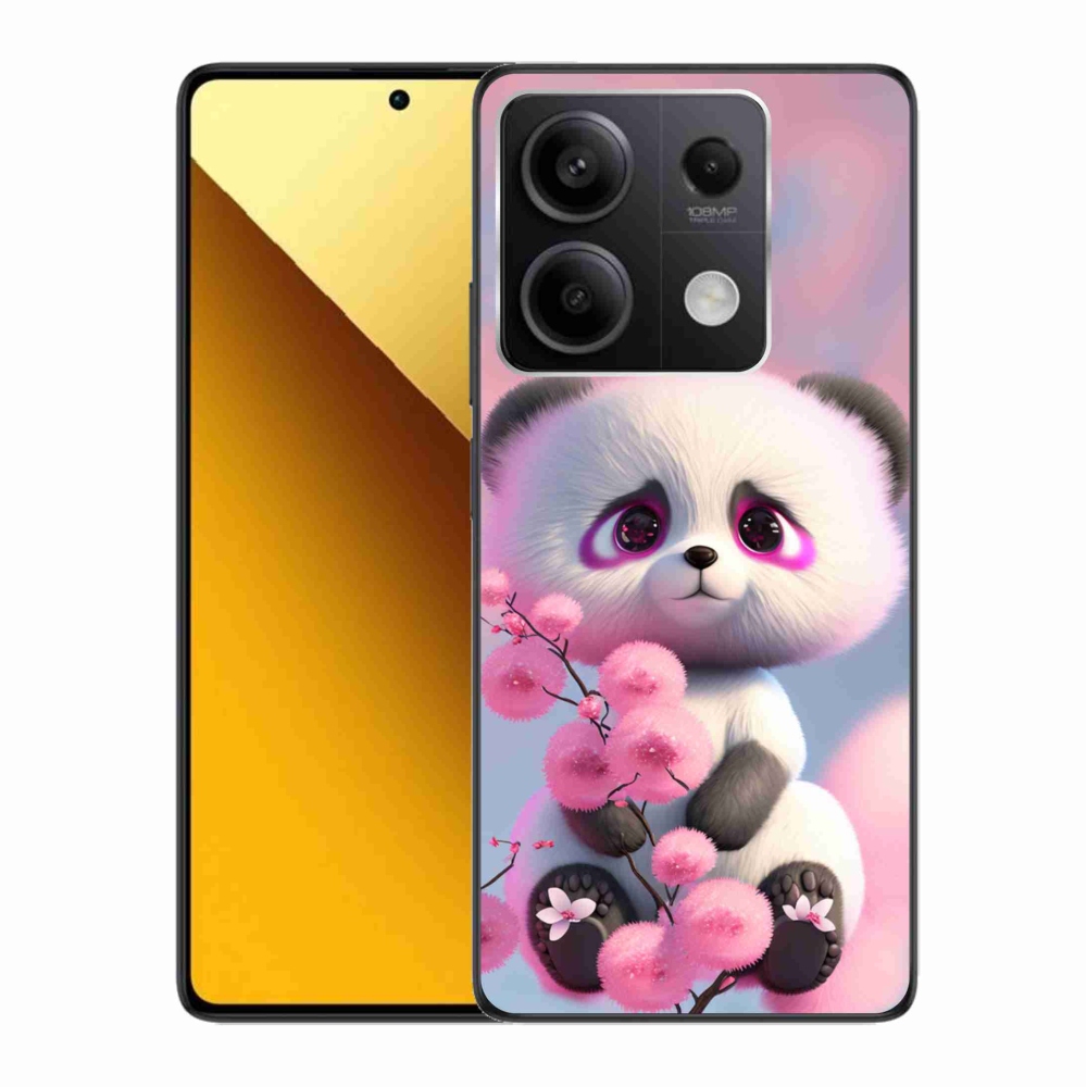 Gélový kryt mmCase na Xiaomi Redmi Note 13 5G - roztomilá panda 1