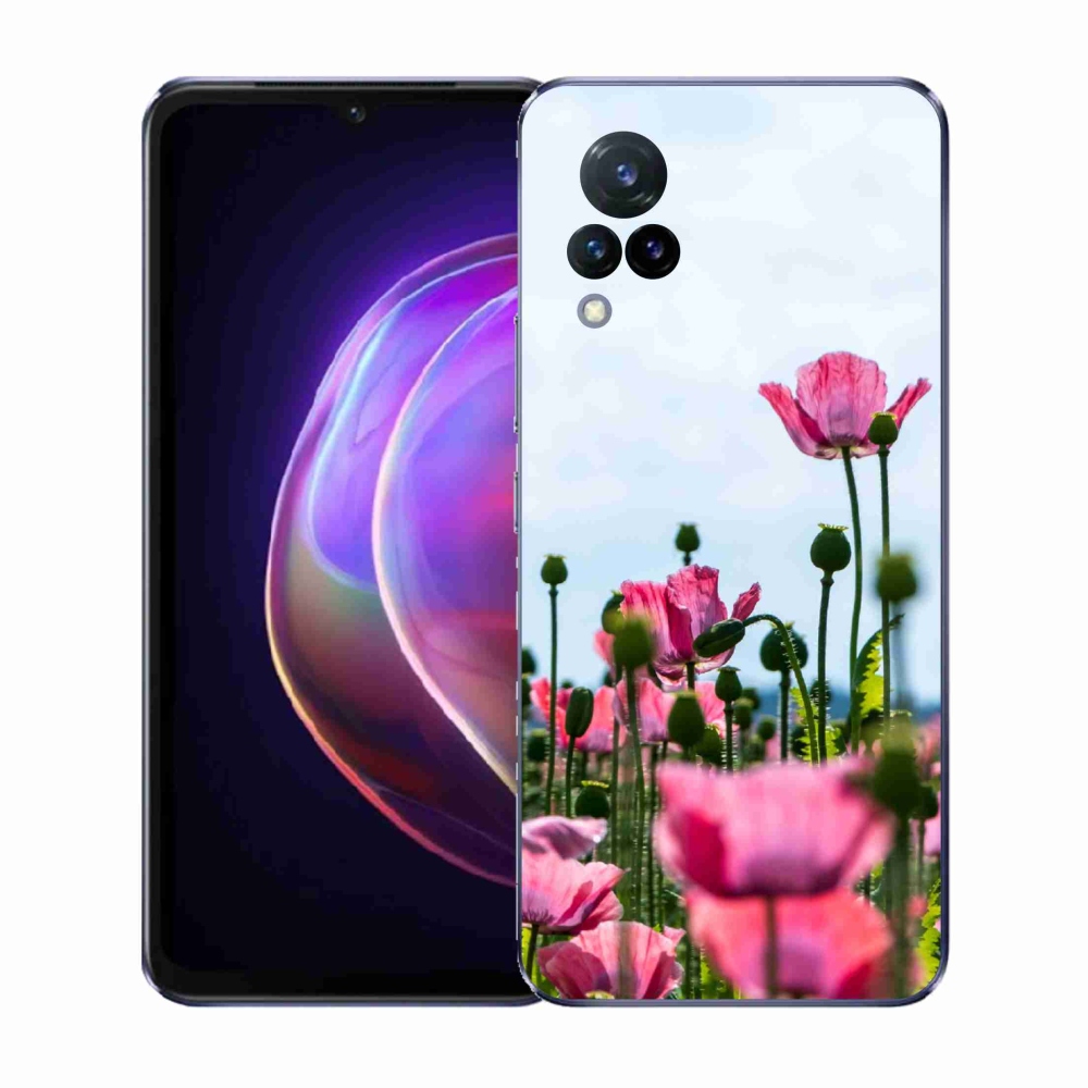 Gélový kryt mmCase na Vivo V21 4G/5G - vlčí mak
