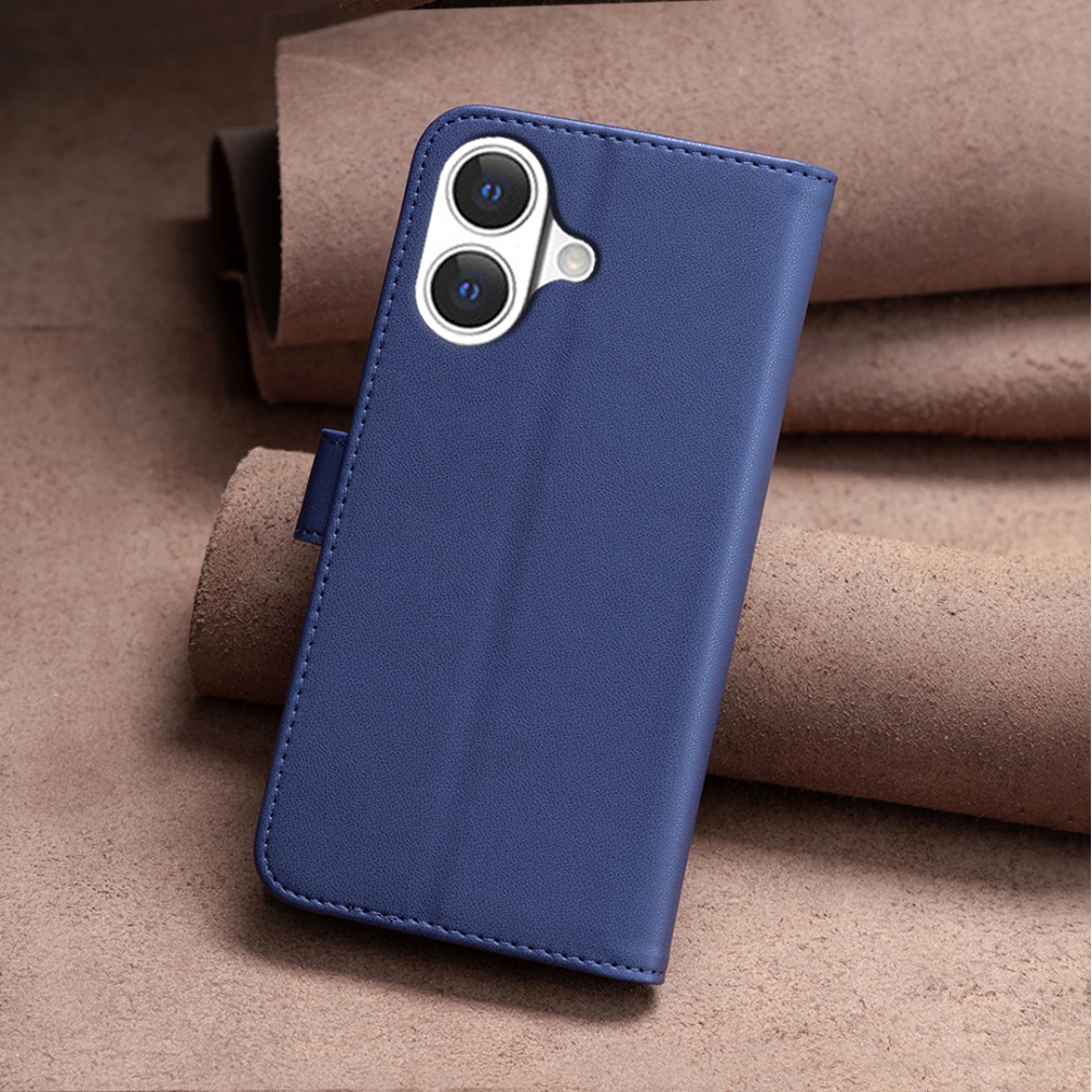 BNF knižkové púzdro na iPhone 17 - modré