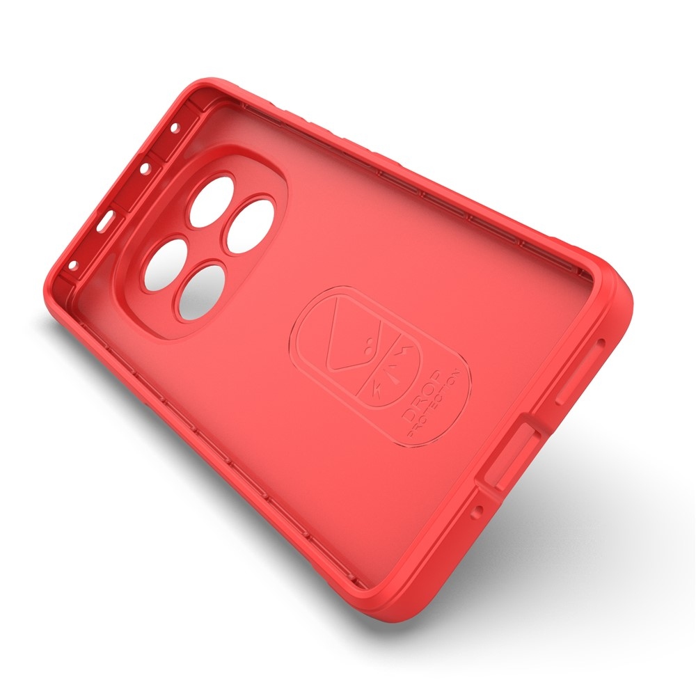 Rugg odolný gélový obal na Xiaomi Redmi Note 14 Pro 5G/Poco X7 5G - červený